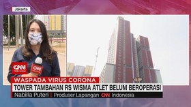 VIDEO: Tower Tambahan RS Wisma Atlet Belum Beroperasi