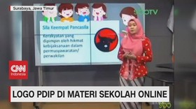 VIDEO: Logo PDIP di Materi Sekolah Online
