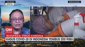 VIDEO: Kasus Covid-19 di Indonesia Tembus 200 Ribu