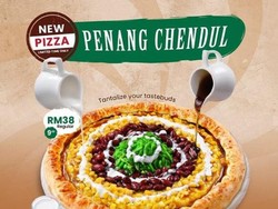 Pizza Topping Cendol yang Kenyal Manis Ini Bikin Penasaran, Mau Coba?