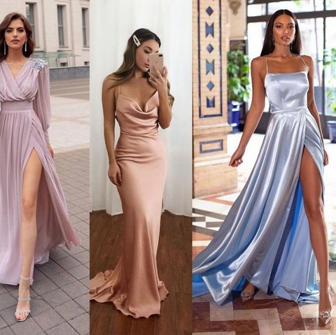 Gaun long dress hot sale