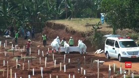 TPU Srengseng Sawah 2 Siapkan 1.020 Liang Lahat Jenazah Covid