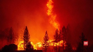 VIDEO: Kebakaran California Kembali Cetak Rekor Suhu Terpanas