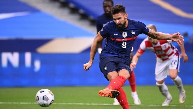 Prancis mengalahkan Kroasia dengan skor 4-2 dalam laga lanjutan UEFA Nations League yang digelar di Saint-Denis pada Selasa (8/9) waktu setempat.