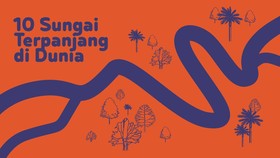 INFOGRAFIS: 10 Sungai Terpanjang di Dunia
