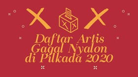 INFOGRAFIS: Daftar Artis Gagal Nyalon Pilkada 2020