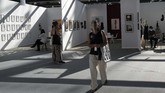 FOTO: Gelaran Paris Art Fair 2020 di Masa Pandemi Covid-19 Paris Art Fair tetap digelar di Grand Palais selama masa pandemi Covid-19, pada Rabu (9/9).