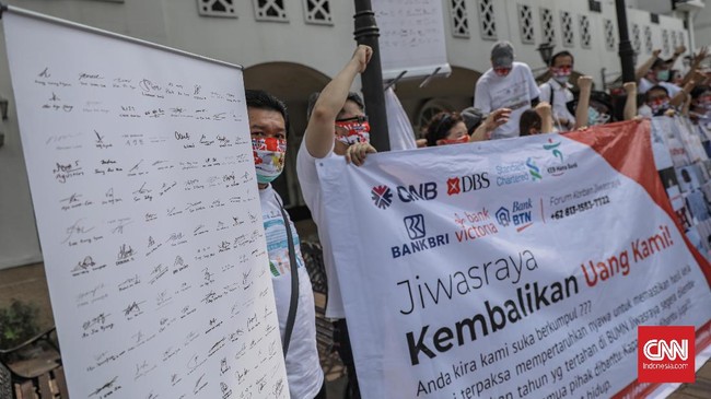 Manajemen Jiwasraya menyebut saat ini ada 2,63 juta nasabah yang menunggu program penyelamatan polis. dari jumlah itu, 90 persen masyarakat kecil.