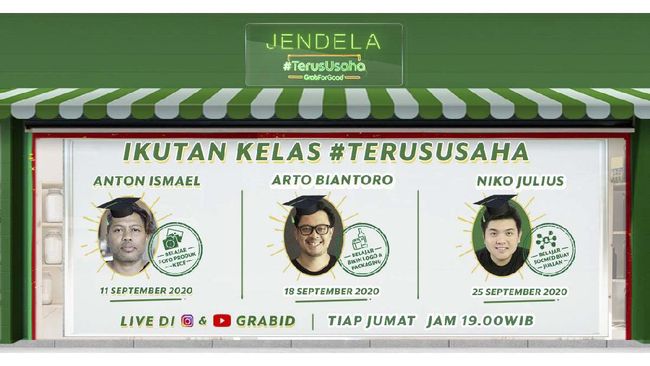 Fotografi dan Materi Menarik Lain di Kelas #TerusUsaha Grab Grab membuka kelas #TerusUsaha secara gratis dengan 3 materi menarik dan bermanfaat bagi pengembangan bisnis UMKM.
