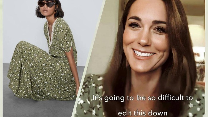 Jadi Sorotan, Kate Middleton Pakai Dress Zara Rp190 Ribu untuk Zoom Meeting