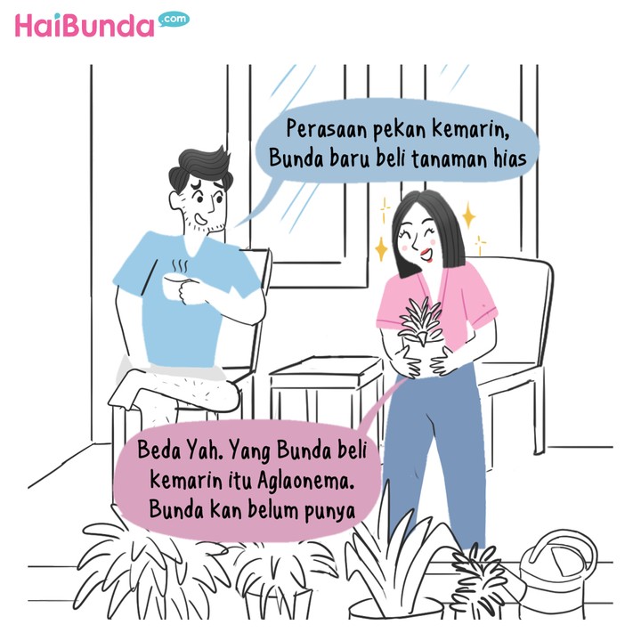 Komik Tanaman Hias Bunda