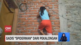 VIDEO: Nafisa Adelia, Gadis 'Spiderman' dari Pekalongan
