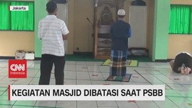 VIDEO: Kegiatan Masjid Dibatasi Saat PSBB