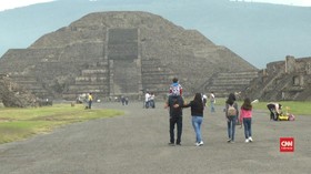 VIDEO: Piramida Teotihuacan Kembali Dibuka