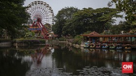 Wisata Ancol Terendam Banjir Rob hingga 20 Cm, Dinding Pembatas Jatuh