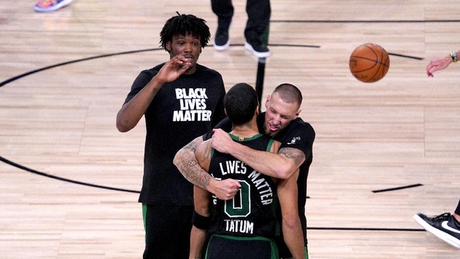 FOTO: Bekuk Raptors, Celtics ke Final Wilayah Timur NBA