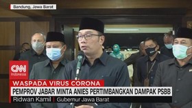VIDEO: Pemprov Jabar Minta Anies Pertimbangkan Dampak PSBB