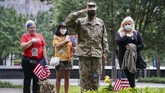 FOTO: Kala New York Mengenang Korban Tragedi 9/11 Pekan ini, warga kota New York mengenang tragedi 9/11 yang merenggut nyawa ribuan orang.