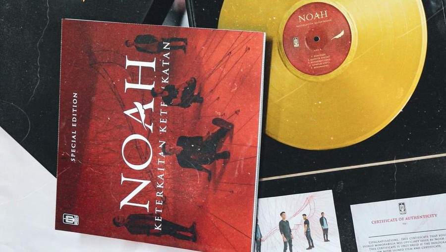 Album Vinyl NOAH Edisi Terbatas Ditawar Raffi Ahmad Rp100 Juta