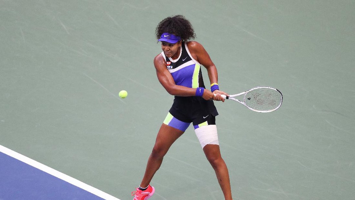 FOTO: Juara US Open, Naomi Osaka Terkenang Kobe Bryant