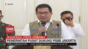 VIDEO: Pemerintah Pusat Dukung PSBB Jakarta