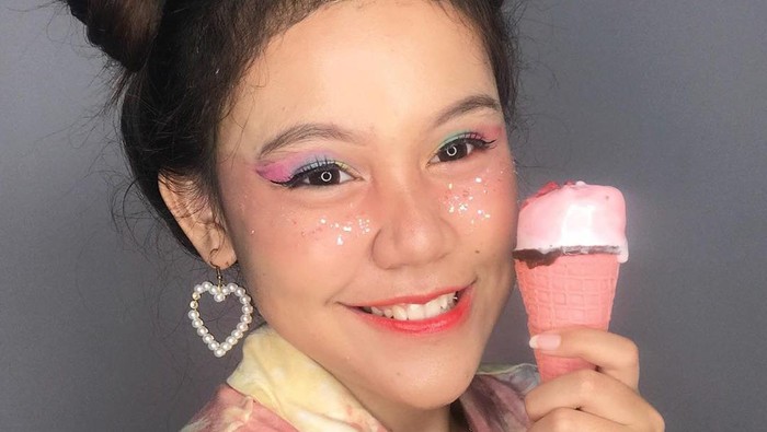 Deretan Kreasi Makeup Ice Cream Challenge, Suka yang Mana?