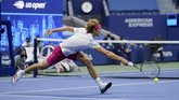 FOTO: Tinta Emas Thiem di Grand Slam US Open Dominic Thiem untuk kali pertama menjadi juara grand slam setelah menang US Open 2020 dengan mengalahkan Alexander Zverev.
