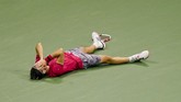 FOTO: Tinta Emas Thiem di Grand Slam US Open Dominic Thiem untuk kali pertama menjadi juara grand slam setelah menang US Open 2020 dengan mengalahkan Alexander Zverev.