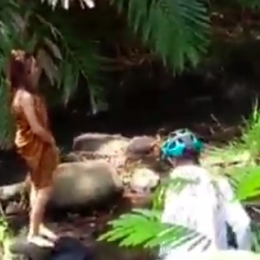 Jalur Gowes Gadis Desa yang Viral Ternyata Tidak Resmi