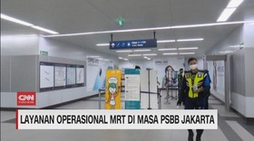 VIDEO: Layanan Operasional MRT di masa PSBB Jakarta