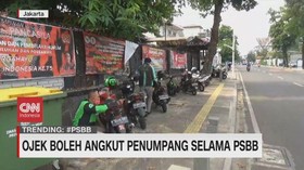 VIDEO: Ojek Boleh Angkut Penumpang Selama PSBB