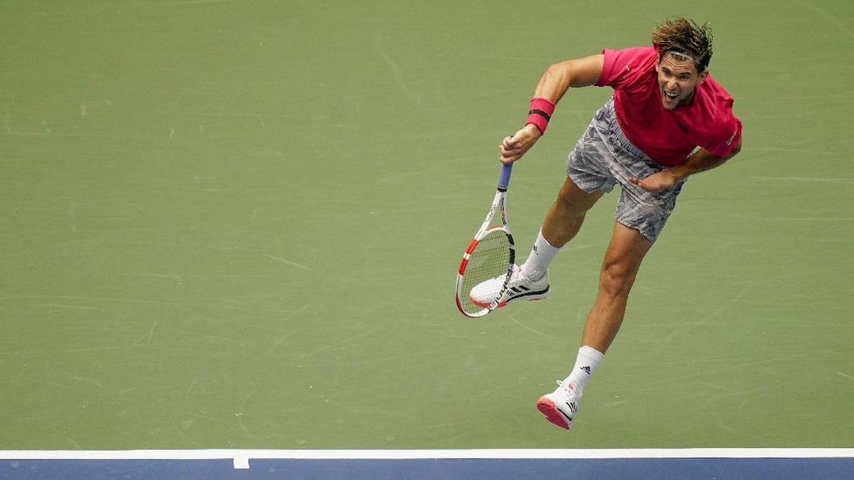 FOTO: Tinta Emas Thiem di Grand Slam US Open