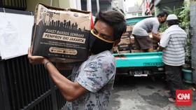 Sri Mulyani Tak Tambah Bansos Meski DKI PSBB Total