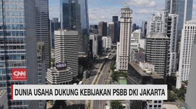 VIDEO: Dunia Usaha Dukung Kebijakan PSBB DKI Jakarta