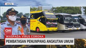 VIDEO: Imbas PSBB, Terminal Kampung Rambutan Sepi
