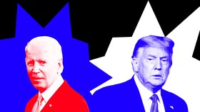 INFOGRAFIS: Saling Sindir Trump-Biden saat Kampanye