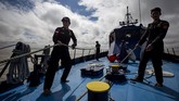 FOTO: Patroli Laut Bea dan Cukai Berangus Kejahatan Fiskal Patroli laut kepabeanan bertujuan melindungi kekayaan negara dari ancaman keluar masuknya barang ilegal. Salah satunya di Perairan Malaka.