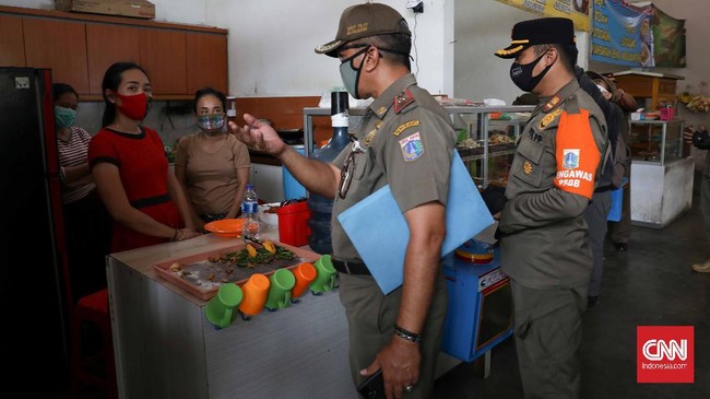 Kepatuhan di warung makan masih kalah rendah dibandingkan pasar, dan permukiman warga.