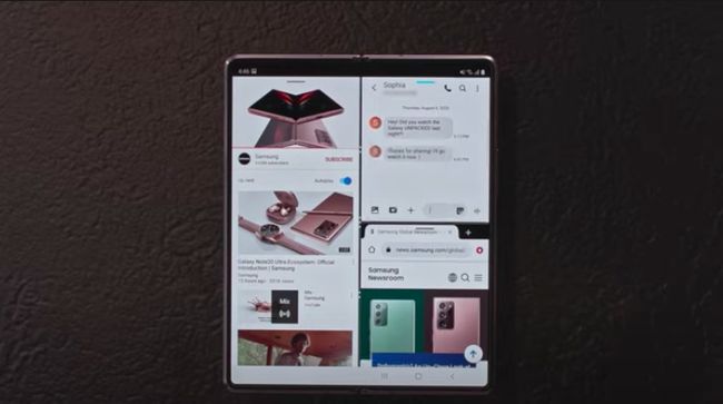 Kolaborasi Samsung Perkaya Galaxy Z Fold2 Untuk optimalisasi fungsi Galaxy Z Fold2, Samsung berkolaborasi dengan Googe dan Microsoft.