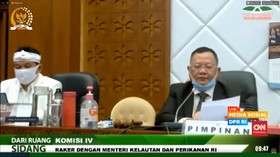 VIDEO: Menteri Edhy Absen Rapat Dengan Komisi IV DPR