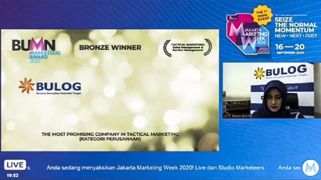 Menteri BUMN Erick Thohir berkata tujuan BUMN Marketeers Award 2020 adalah untuk mengukur daya saing pelaku branding dan marketing BUMN.