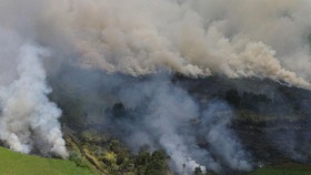10 Helikopter yang Dipesan Atasi Karhutla Kalsel Belum Tiba