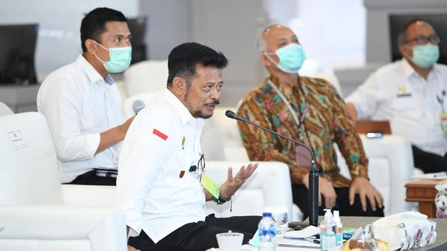 Mentan SYL menyambut kerja sama Indonesia dengan IRRI yang segera bereformasi tata kelola kelembagaan CGIAR menjadi One CGIAR.