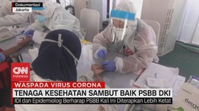 VIDEO: Tenaga Kesehatan Sambut Baik PSBB DKI