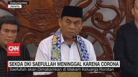 VIDEO: Sekda DKI Saefullah Meninggal Karena Covid-19