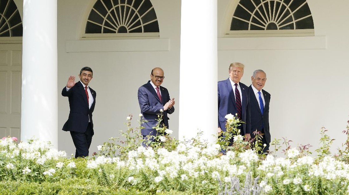 FOTO: Israel-UEA-Bahrain Resmikan Hubungan Diplomatik