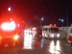 Penampakan Antrean Ambulans Hendak Masuk RSD Wisma Atlet