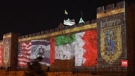 VIDEO: Bendera Bahrain dan UEA Berkibar di Yerusalem