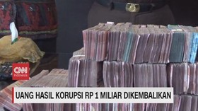 VIDEO: Uang Hasil Korupsi Rp1 Miliar Dikembalikan