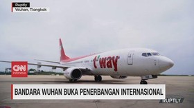 VIDEO: Bandara Wuhan Buka Penerbangan Internasional